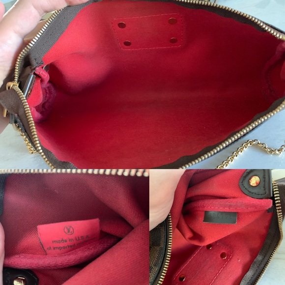 Louis Vuitton Eva Clutch in Ebene Damier - Picture 8 of 10